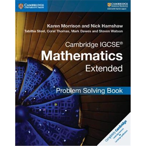 剑桥 Cambridge IGCSE (R) Mathematics Extended Problem-solving Book 数学 英文原版书籍