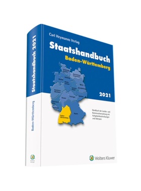 预订【德语】Staatshandbuch Baden-Württemberg 2021:Handbuch der Landes- und Kommunalverwaltung mit Aufgabenbeschreibunge