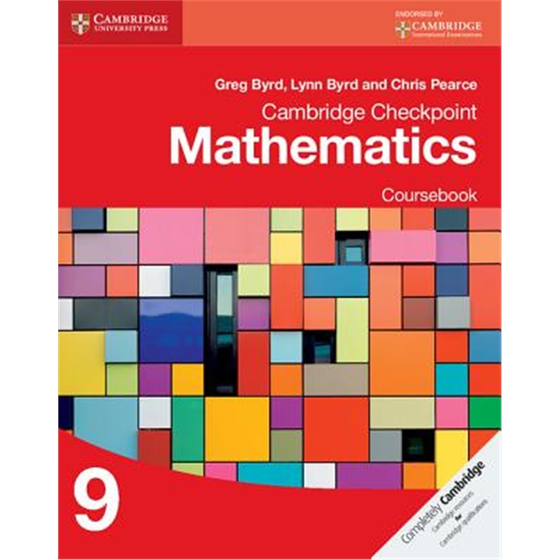 剑桥大学出版 Cambridge Checkpoint Mathematics Coursebook 9 英文原版书籍Greg Byrd, Lynn Byrd, Chris Pearce 上海外文书店