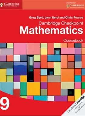 剑桥大学出版 Cambridge Checkpoint Mathematics Coursebook 9 英文原版书籍Greg Byrd, Lynn Byrd, Chris Pearce 上海外文书店
