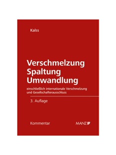 预订不退不换德语Verschmelzung Spaltung Umwandlung: