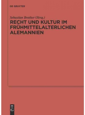 按需印刷DEG Recht und Kultur im frühmittelalterlichen Alemannien[9783110452945]