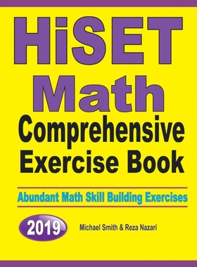 按需印刷HiSET Math Comprehensive Exercise Book[9781646125463]