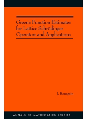 按需印刷Green's Function Estimates for Lattice Schr?dinger Operators and Applications. (AM-158)[9780691120980]