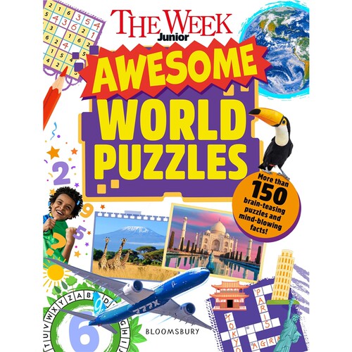 现货 少年周刊精彩世界谜题 The Week Junior Awesome World Puzzles 英文原版 上海外文 9781801998727