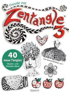 预订【德语】 Freude mit Zentangle. Bd.3:40 neue Tangles Muster- und Stempel-Ideen