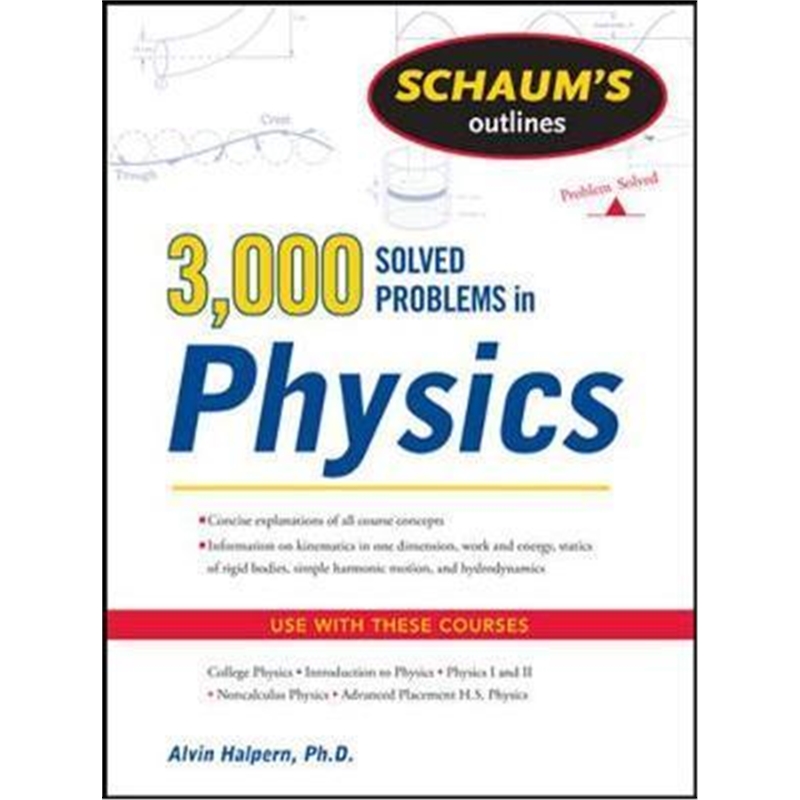 预订Schaum's 3,000 Solved Problems in Physics 书籍/杂志/报纸 进口教材/考试类/工具书类原版书 原图主图