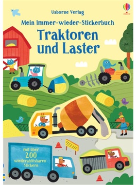 预订【德语】 Mein Immer-wieder-Stickerbuch: Traktoren und Laster[9781789413779]