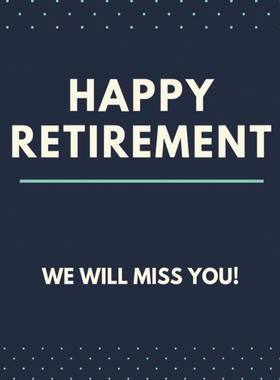 按需印刷不退不换Happy Retirement Guest Book (Hardcover)[9781912817566]