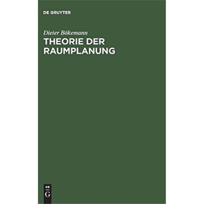 预订【德语】 Theorie der Raumplanung:Regionalwissensch