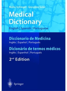 预订Medical Dictionary/Diccionario de Medicina/Dicionario de termos medicos:English-[9783540205616]