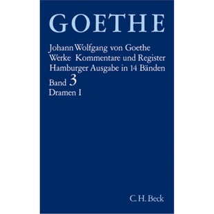 Tl.1 Werke Dramatische Dichtungen Goethe Bd. 9783406307874 预订 德语