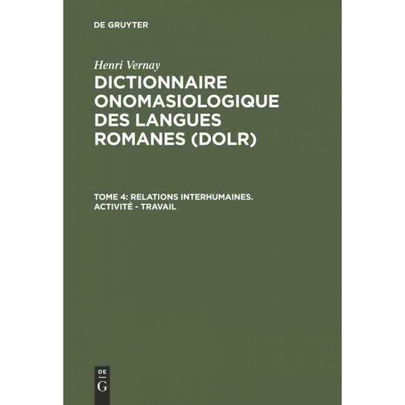 按需印刷DEG Relations interhumaines. Activité ?C Travail[9783484503427]