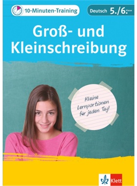 预订【德语】 Klett 10-Minuten-Training Deutsch Groß- und Kleinschreibung 5./6. Klas[9783129275160]