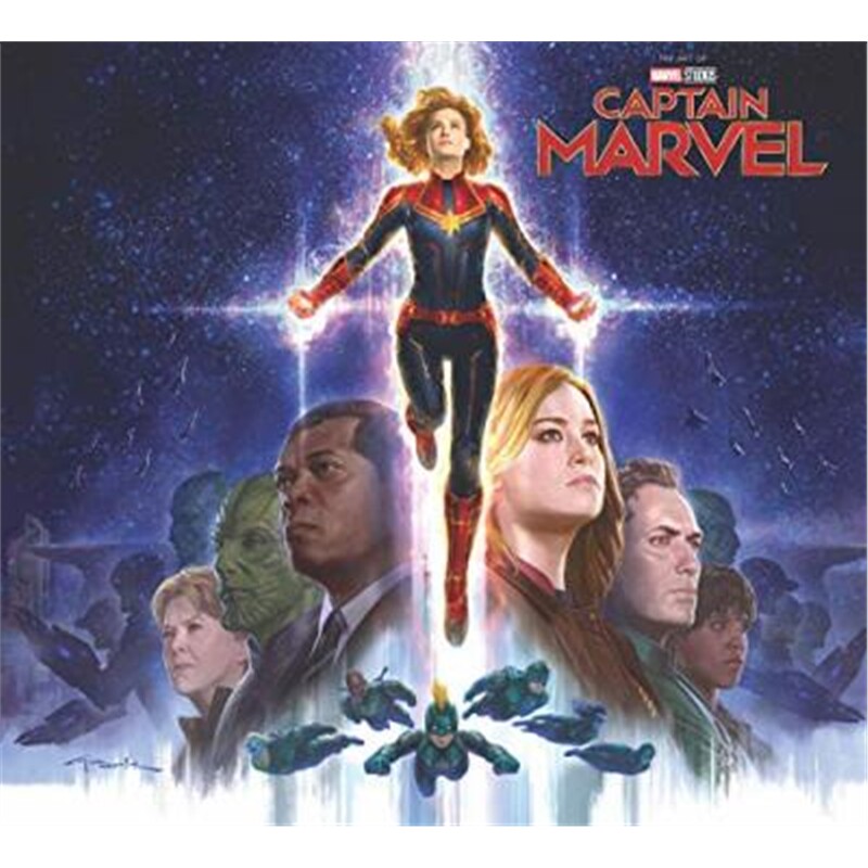 漫威惊奇队长:电影艺术 Marvel's Captain Marvel : The Art of the Movie 英文原版 上海外文书店