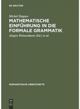 按需印刷DEG Mathematische Einführung in die formale Grammatik[9783484500792]