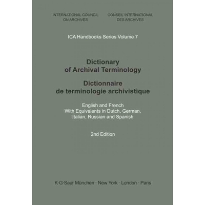 按需印刷DEG Dictionary of Archival Terminology   Dictionnaire de Terminologie Archivistique[9783598202797]
