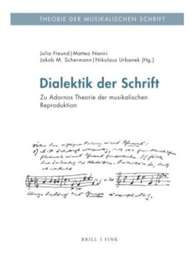 预订【德语】 Dialektik der Schrift:Zu Adornos Theorie de