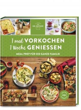 预订【德语】 1 mal vorkochen - 1 Woche genießen:Meal Prep für die ganze Familie
