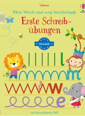 预订【德语】 Mein Wisch-und-weg-Vorschulspaß: Erste Schreibübungen[9781789415339]