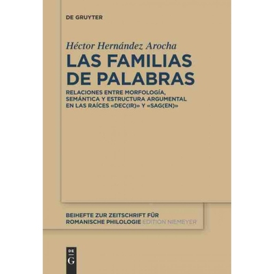 按需印刷DEG Las familias de palabras[9783110370935]