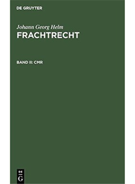 预订【德语】 CMR:Sonderausg. aus d. Kommentierung Anha