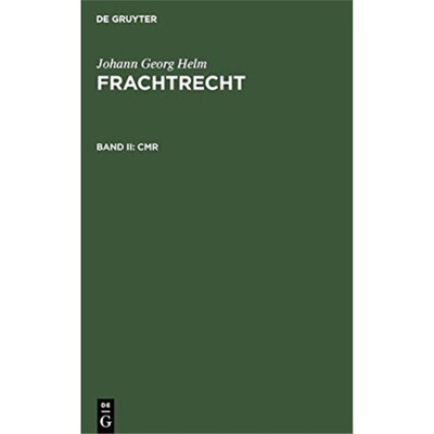 预订不退不换德语 CMR:Sonderausg. aus d. Kommentierung Anha