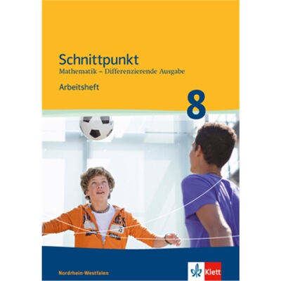 预订不退不换德语 Schnittpunkt Mathematik 8. Differenzierende Ausgabe Nordrhein-Westfale[9783127424485]