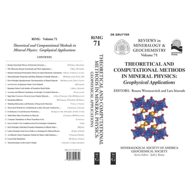 按需印刷DGYT Theoretical and Computational Methods in Mineral Physics[9780939950850]