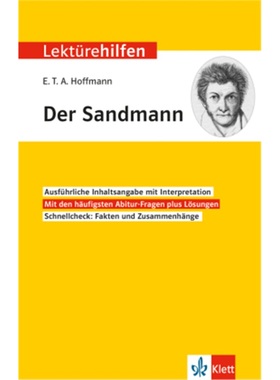 预订【德语】 Klett Lektürehilfen E.T.A. Hoffmann, Der Sandmann[9783129231432]