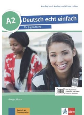 预订【德语】 Deutsch echt einfach A2 - Kursbuch mit Audios und Videos online[9783126765268]