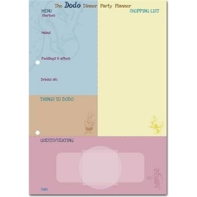 预订Dodo Dinner Party Planner Pad:Plan the Perfect Dinner Party with This Menu-Shopping-List-Seating-Plan-Checklist-