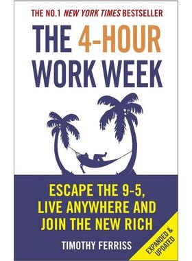 现货 每周工作4小时 The 4-Hour Work Week 纽约时报畅销书 英文原版 【上海外文书店】