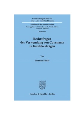 预订【德语】Rechtsfragen der Verwendung von Covenants in Kreditvertr?gen.: