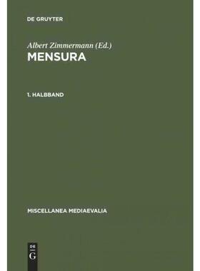 预订不退不换DEG Zimmermann, Albert; Zimmermann, Albert; Vuillemin Diem, Gudrun; Vuillemin Diem, Gudrun: Mensura.