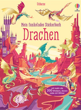 预订【德语】 Mein funkelndes Stickerbuch: Drachen[9781789414301]