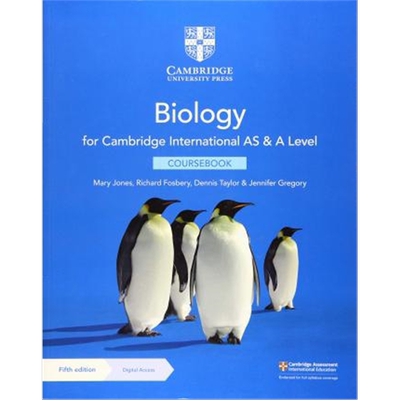 现货 NEW Cambridge International AS & A Level Biology Coursebook 在线账号 (2 Years) 剑桥新版高中生物教材 英文原版