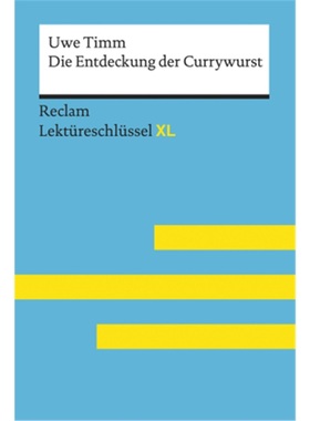 预订【德语】 Uwe Timm: Die Entdeckung der Currywurst[9783150154748]