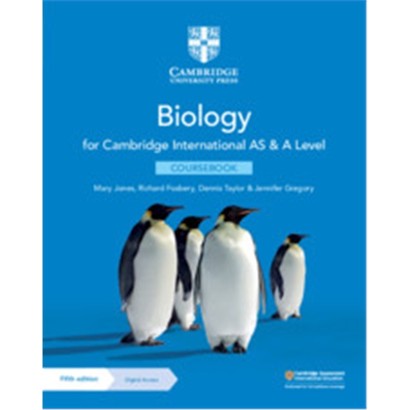 现货 NEW Cambridge International AS & A Level Biology Coursebook 在线账号 (2 Years) 剑桥新版高中生物教材 英文原版