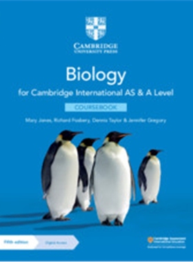 现货 NEW Cambridge International AS & A Level Biology Coursebook 在线账号 (2 Years) 剑桥新版高中生物教材 英文原版