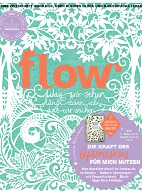 预订【德语】Flow Nummer 65 (3/2022):Eine Zeitschrift ohne Eile, über kleines Glück und das