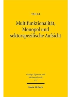 预订【德语】 Multifunktionalitat, Monopol und sektorsp