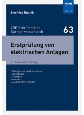 预订【德语】 Erstprüfung von elektrischen Anlagen:Prüfungen vor Inbetriebnahme - Besichtigen - E