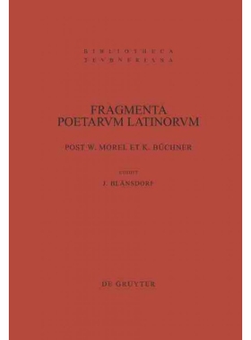 按需印刷DEG Fragmenta poetarum Latinorum epicorum et lyricorum[9783110209150]