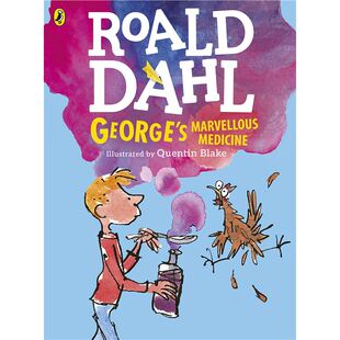 预订 Edition 彩色版 罗尔德达尔系列 Marvellous 本Colour Dahl 英文原版 小学生初中课外阅读趣味读物 Roald George Medicine