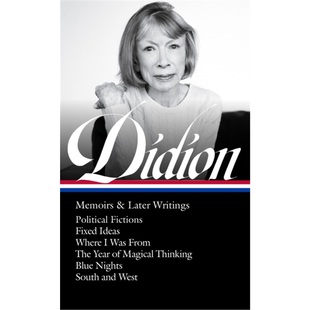 Memoirs Later 预售 9781598537871 Didion Wtngs 2024新书