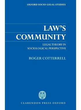 按需印刷不退不换Law's Community[9780198264903]