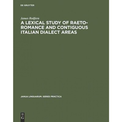 按需印刷不退不换DGYT A Lexical Study of Raeto Romance and Contiguous Italian Dialect Areas[9789027919083]