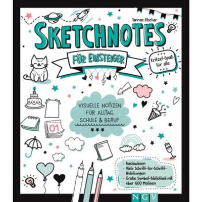 预订【德语】 Sketchnotes für Einsteiger:Visuelle Notizen für Alltag, Schule und Beruf. Symbol-Bi