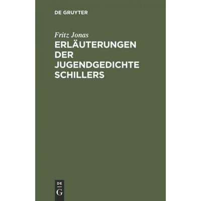 按需印刷DEG Erl?uterungen der Jugendgedichte Schillers[9783111128221]